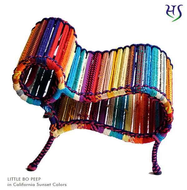 Little Bo Peep Katran Collection in California Sunset color by Sahil & Sarthak